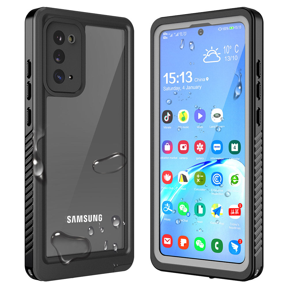 For Samsung Galaxy Note20 FS Series IP68 Waterproof Case Cell Phone Diving Shockproof Clear Back Cover For Samsung Galaxy Note20 FS Series IP68 Waterproof Case Cell Phone Diving Shockproof Clear Back Cover